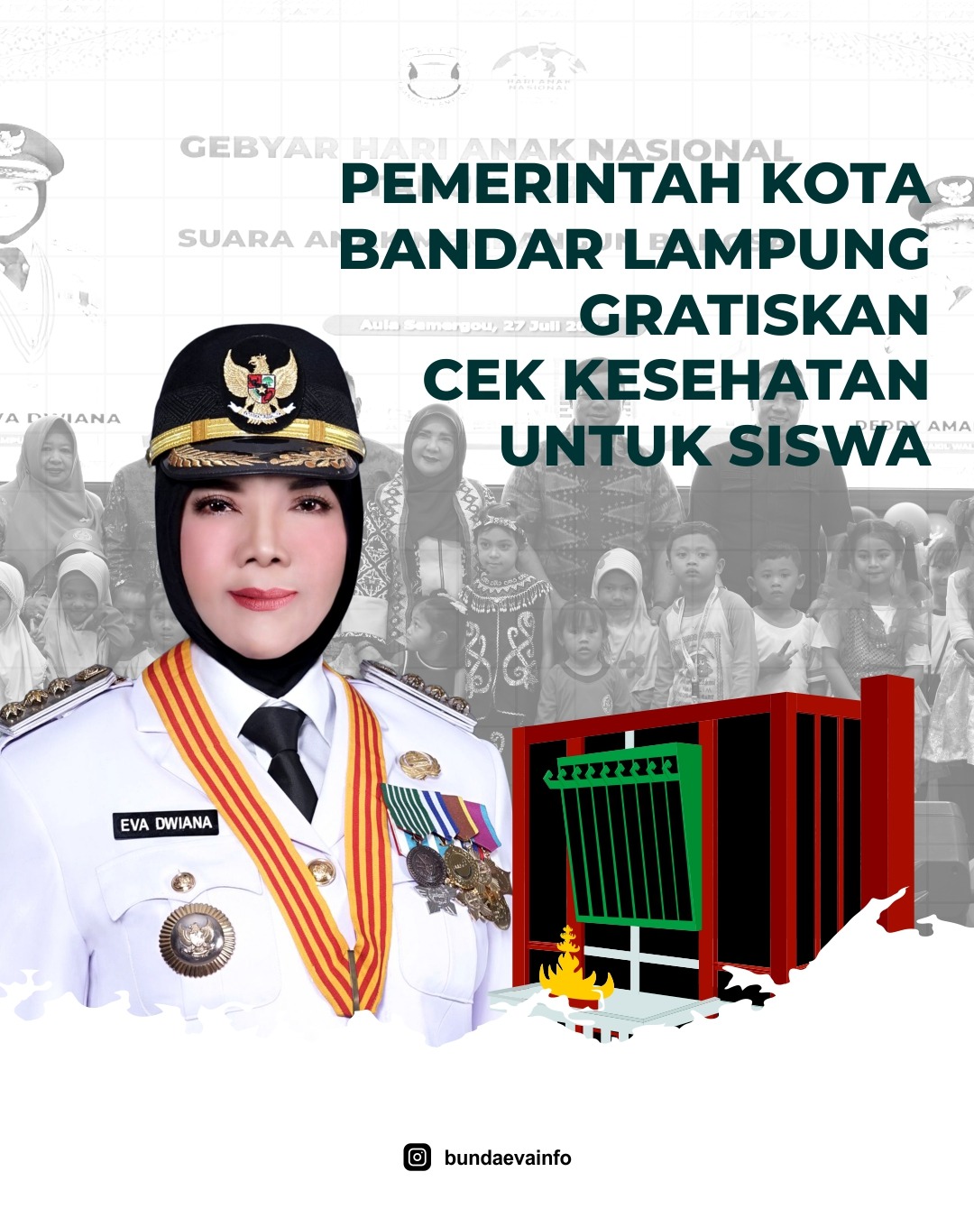 Pemkot Bandar Lampung Gratiskan Cek Kesehatan Bagi Pelajar