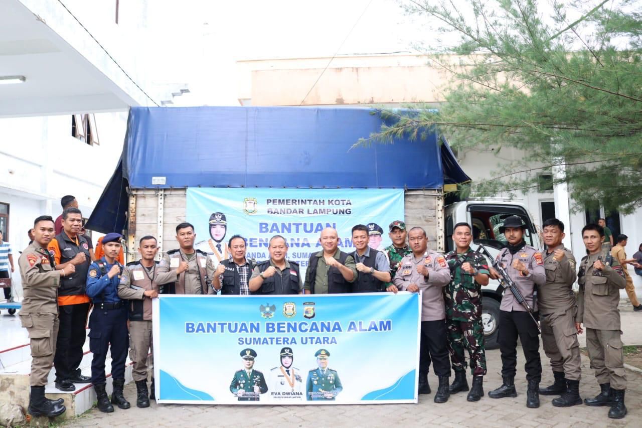 Bantuan Pemkot Bandar Lampung Tiba di 3 Provinsi, Wujud Kepedulian untuk Korban Bencana