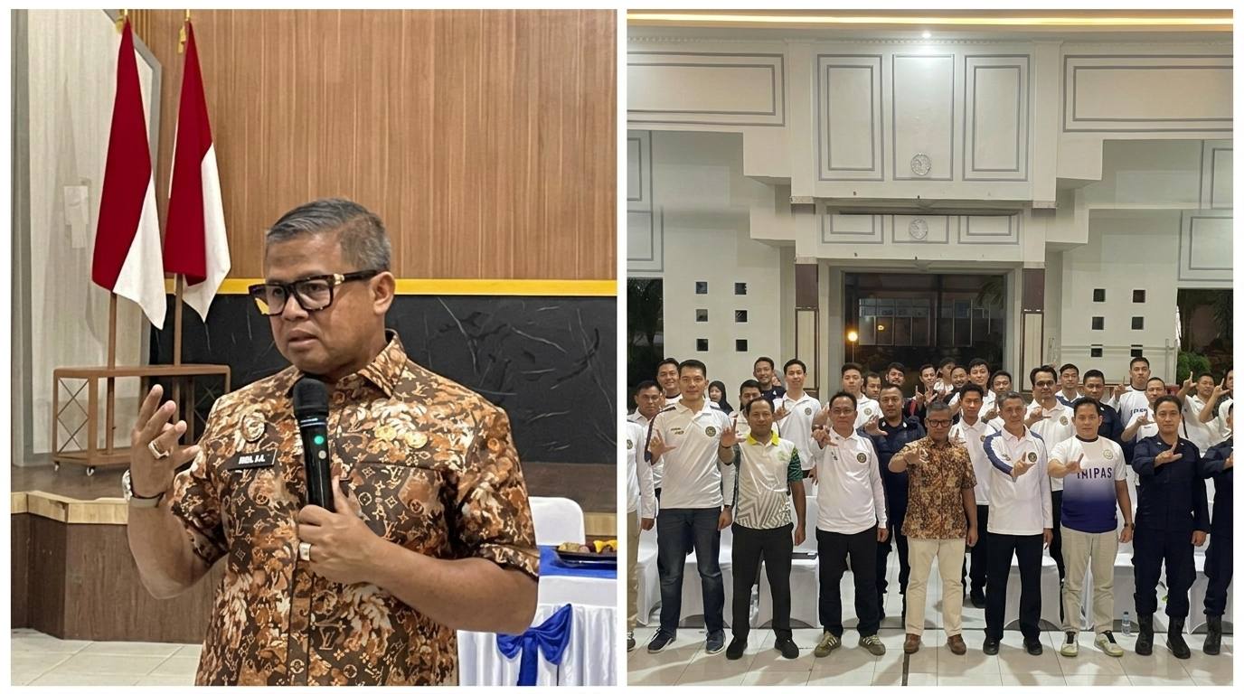 Kakanwil Ditjenpas Lampung Perkuat Karakter Petugas Dengan Menyentuh Nurani Jajaran Lapas Gunung Sugih 