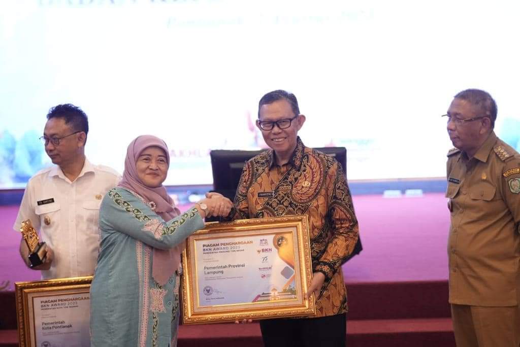 Gubernur Lampung Raih Penghargaan BKN Award 2023