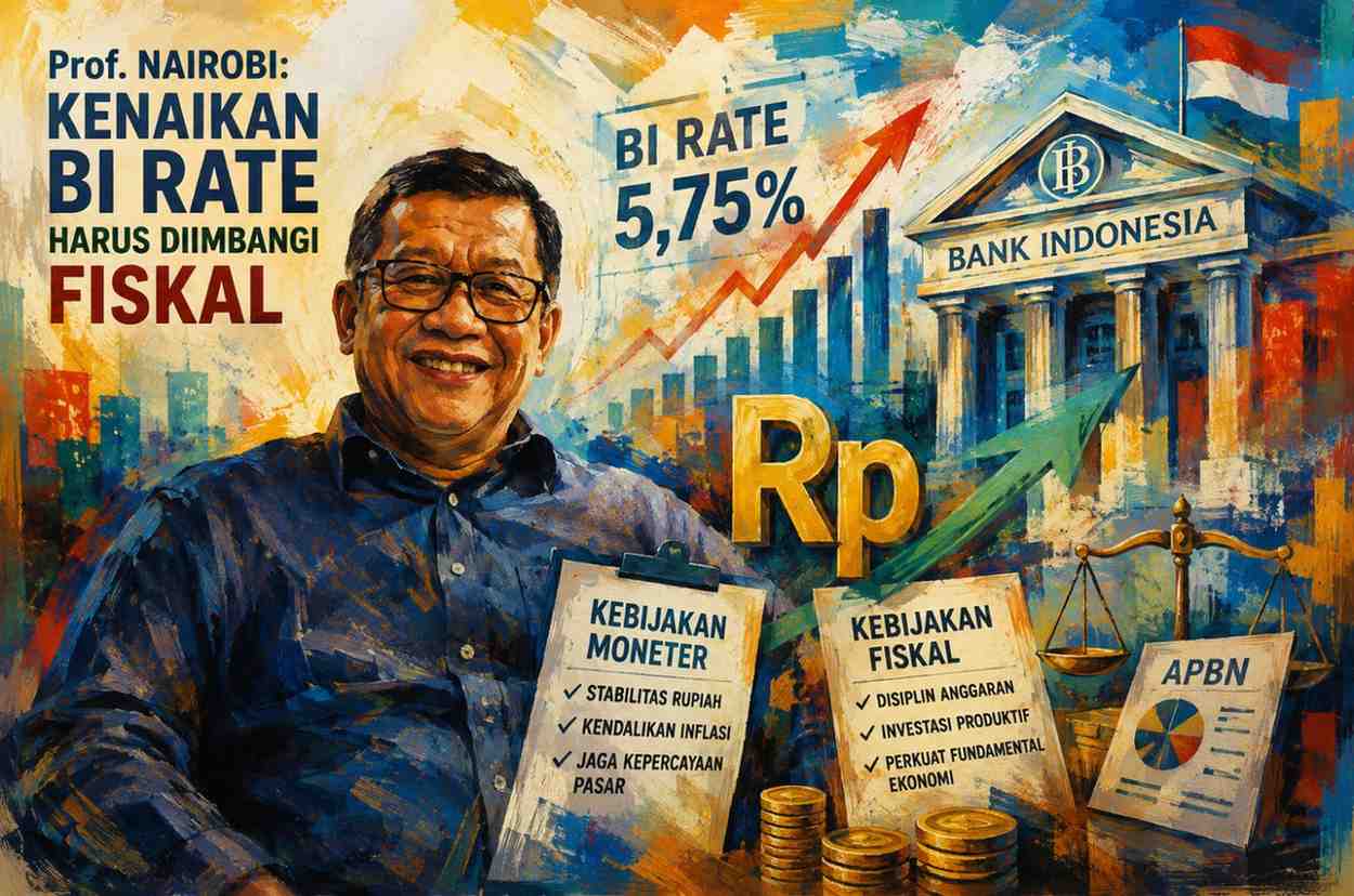 Prof. Nairobi: Kenaikan BI Rate Harus Diimbangi Fiskal