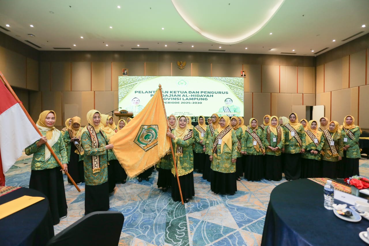 Hj. Ariyah Kembali Pimpin DPD Pengajian Al Hidayah Provinsi Lampung Periode 2025-2030