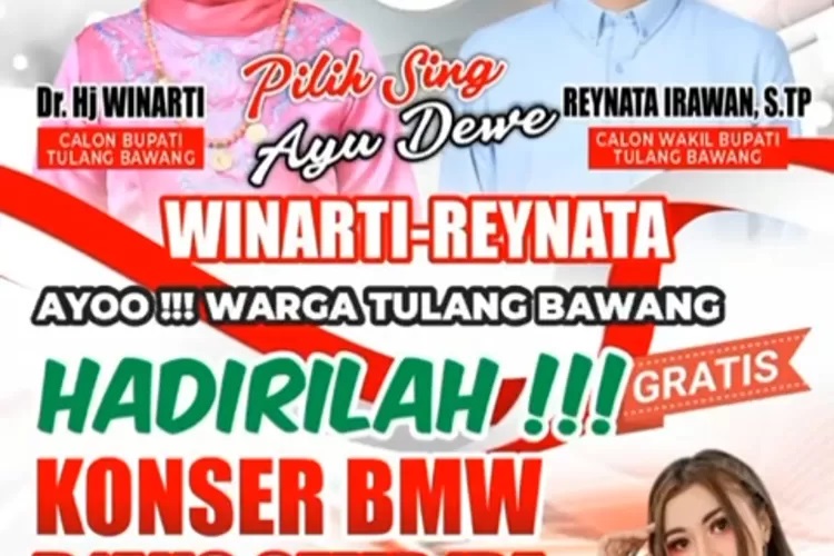 Konser BMW, Winarti Reynata Siap Riang Gembira bersama Masyarakat