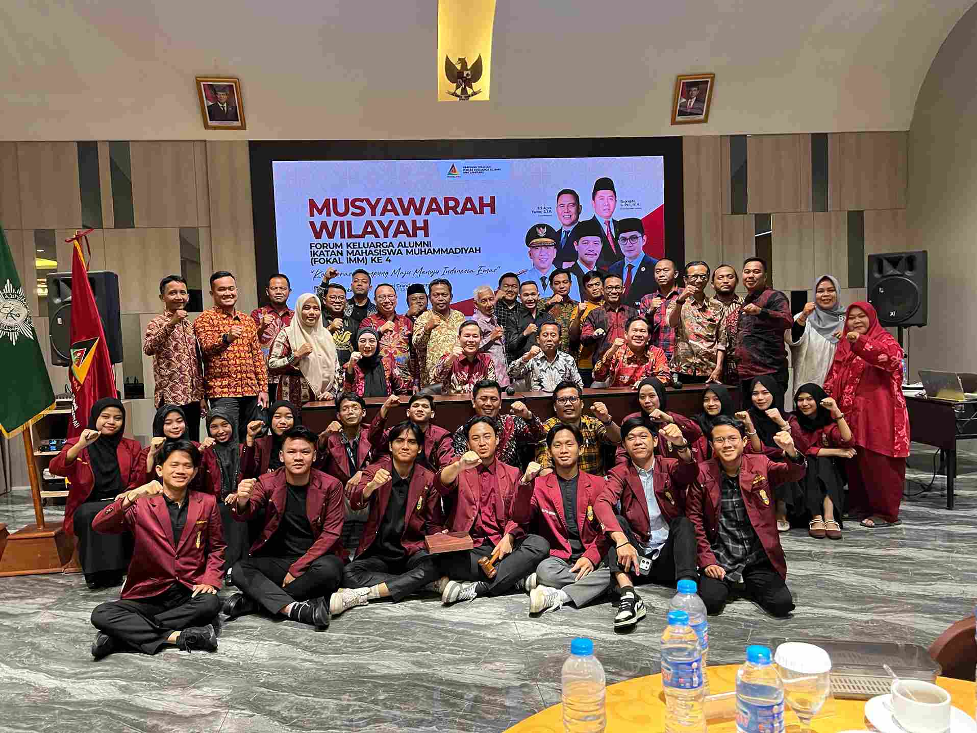 Edi Agus Yanto, Candrawansah dan Asri Kusuma Ningrum KSB Fokal IMM Lampung terpilih