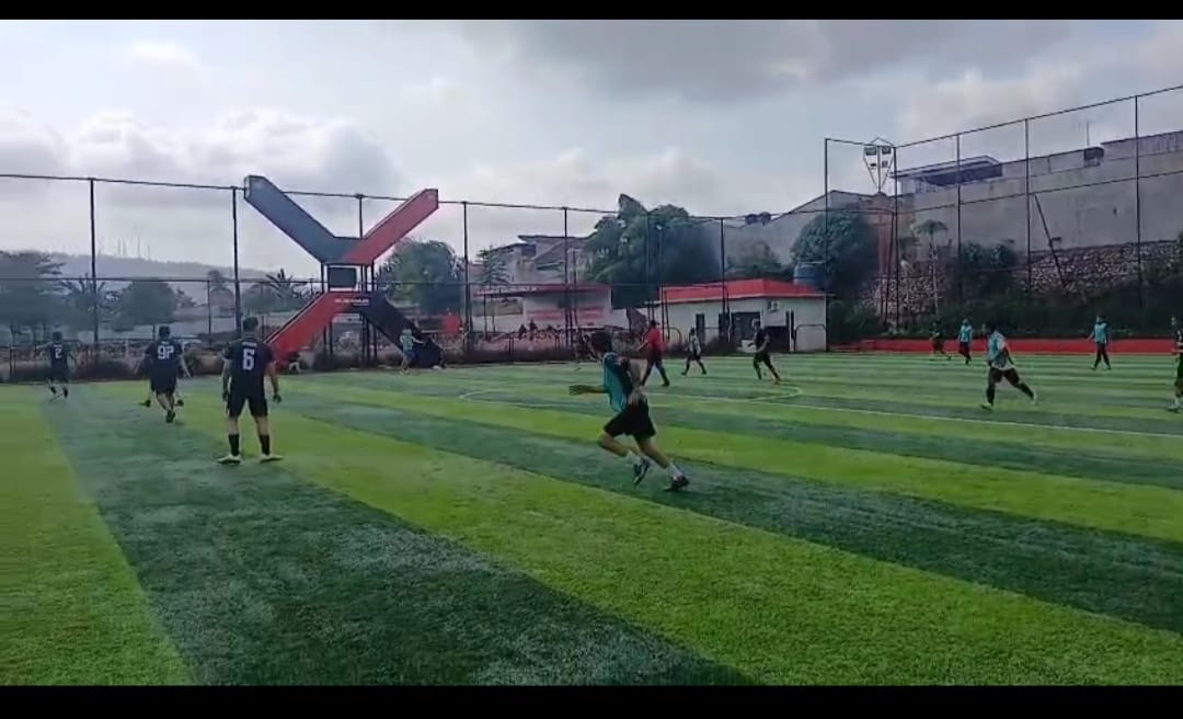 Tim Mini Soccer PWI Lampung Libas Peradi FC, Skor Telak 7-1