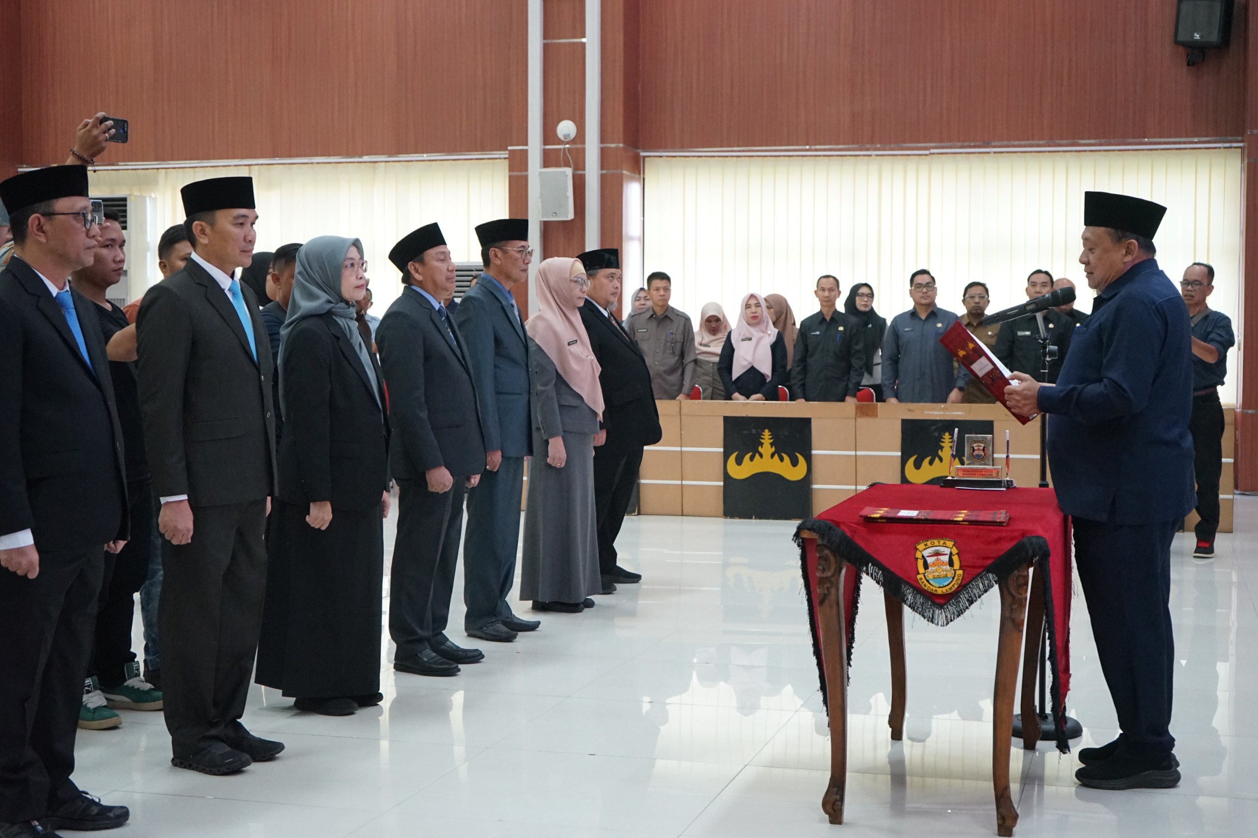 Walikota Eva Lakukan Penyegaran, 10 Pejabat Eselon II Pemkot Bandar Lampung di Rolling