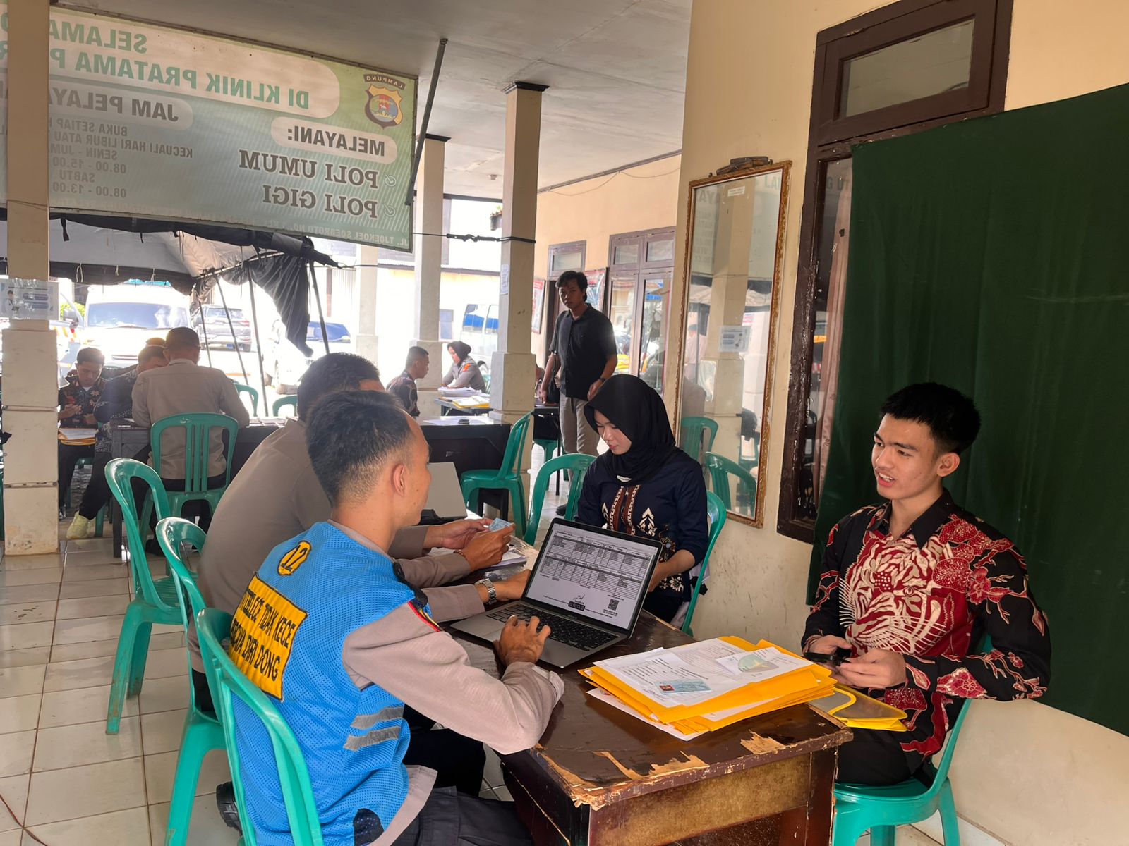 Animo Tinggi, Pendaftaran Polri Terpadu 2026 di Polres Lampura Capai 268 Peserta