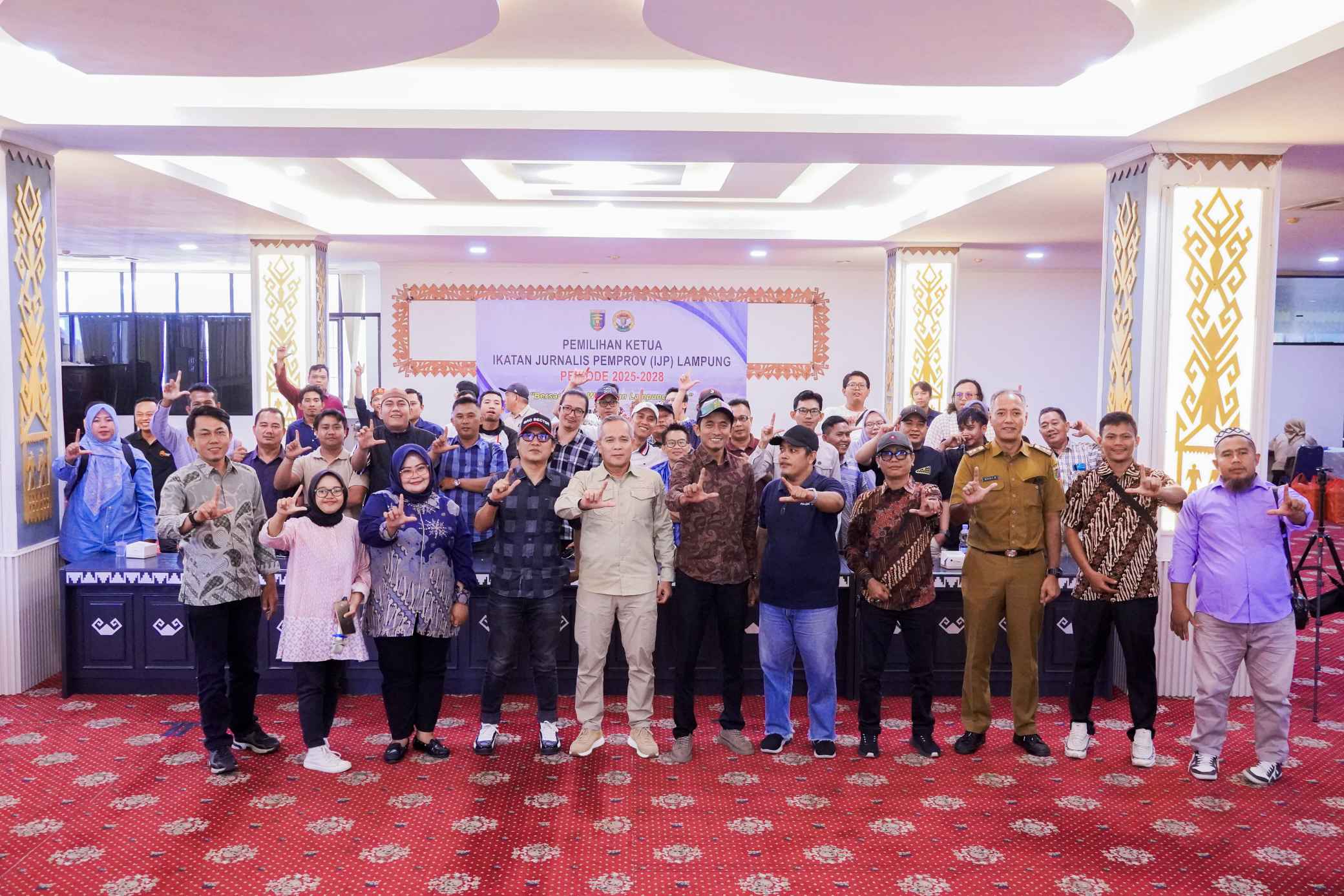 Wakili Gubernur Lampung, Kadiskominfotik Buka Pemilihan IJP Periode 2025-2028