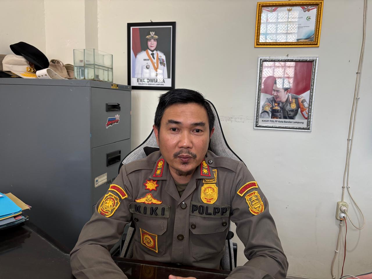 Satpol PP Bandar Lampung Tertibkan 14 Warung Remang-Remang di Way Halim