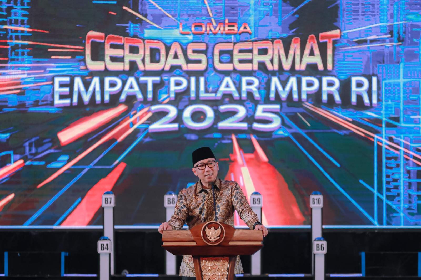Gubernur Mirza Apresiasi Lomba Cerdas Cermat Empat Pilar MPRI RI Tahun 2025 Yang Diikuti Pelajar
