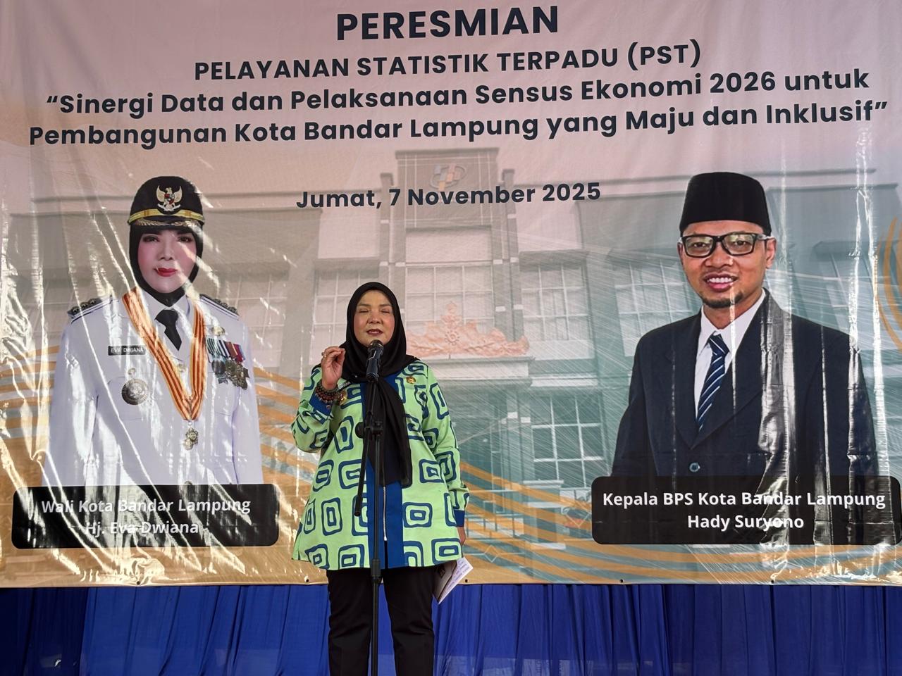 Walikota Eva Apresiasi BPS Hadirkan PST Guna Permudah Masyarakat Peroleh Informasi Statistik