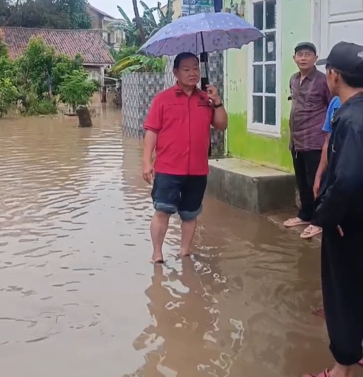 Hujan dari Sore, Perum Gelora Rajabasa Kembali Terendam Banjir 