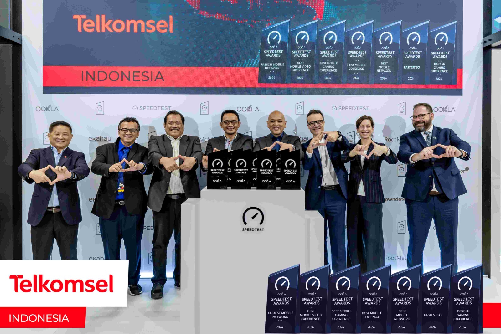 Telkomsel Raih 7 Penghargaan di Ookla® Speedtest Awards™ Q3-Q4 2024