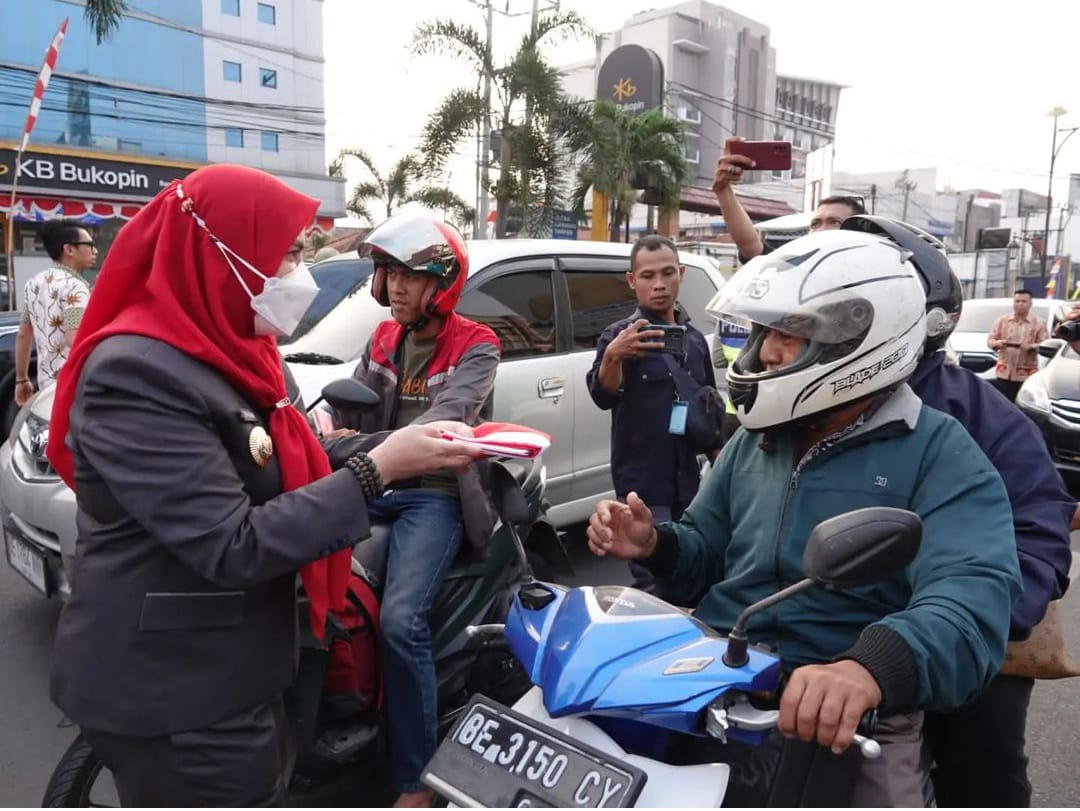 Pemkot Bandar Lampung akan Bagikan 10 Ribu Bendera Merah Putih