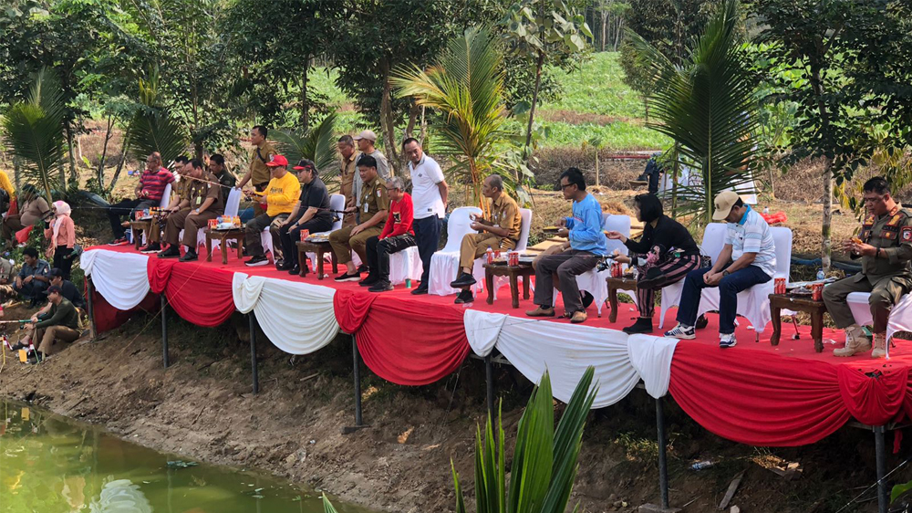 Semarak HUT RI Pemkab Tuba Gelar Lomba Mancing 