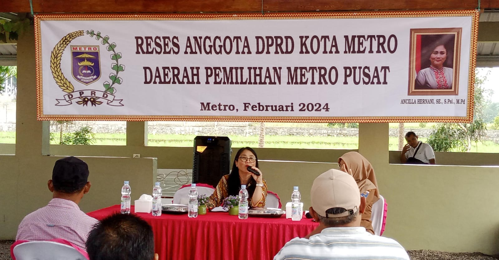 Reses di Yosomulyo, Wakil Ketua Komisi II DPRD Kota Metro Serap Aspirasi Masyarakat