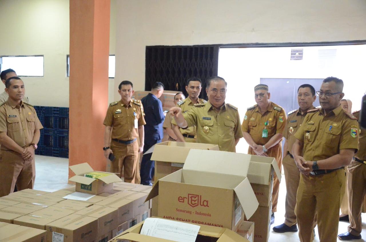 Hari ke Dua Ngantor, Bupati Saleh Asnawi Sidak Sejumlah Kantor OPD