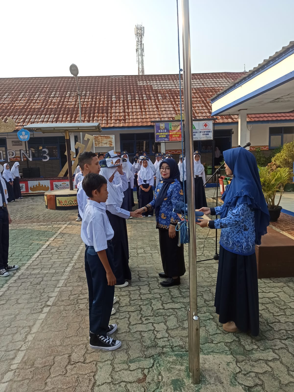 Sebanyak 194 Siswa Di Terima Oleh SMP Negeri 3 Kotabumi 