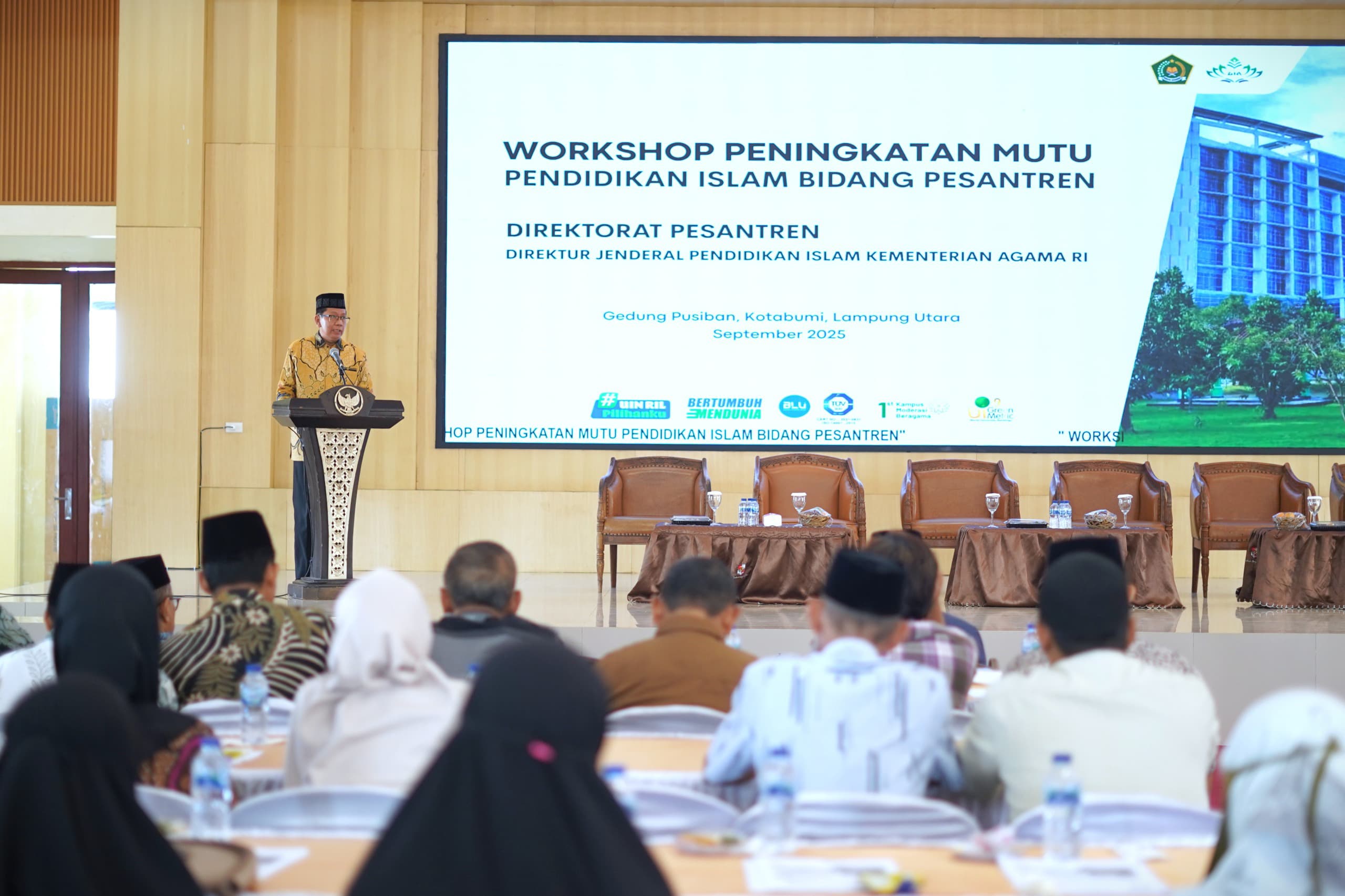 UIN Raden Intan Lampung Tingkatkan Mutu Pendidikan Islam Bidang Pesantren Melalui Workshop