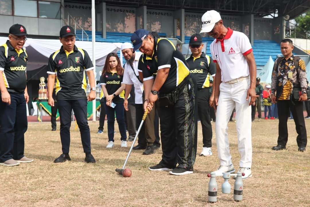 Gubernur  Arinal Buka Kejuaraan Woodball Gubernur Cup Tahun 2023