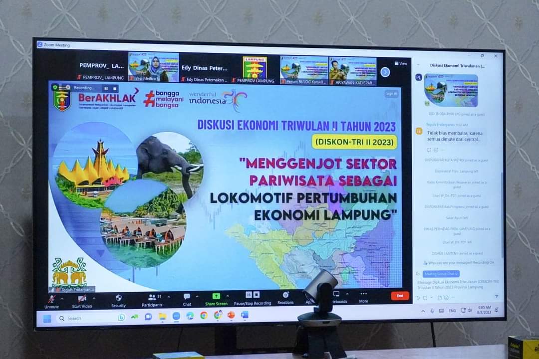 Pertumbuhan Ekonomi Provinsi Lampung Tertinggi di Sumatera, Sektor Pariwisata Jadi Andalan