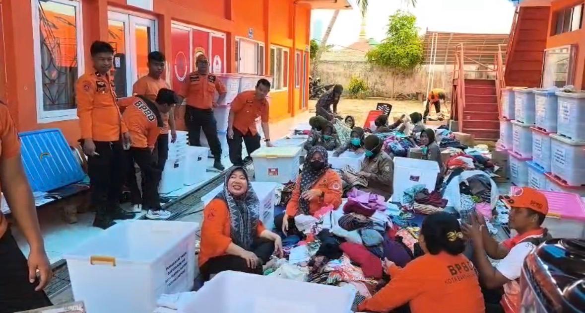 BPBD Bandar Lampung Sortir Bantuan untuk Korban Bencana Sumatera dari 20 Kecamatan