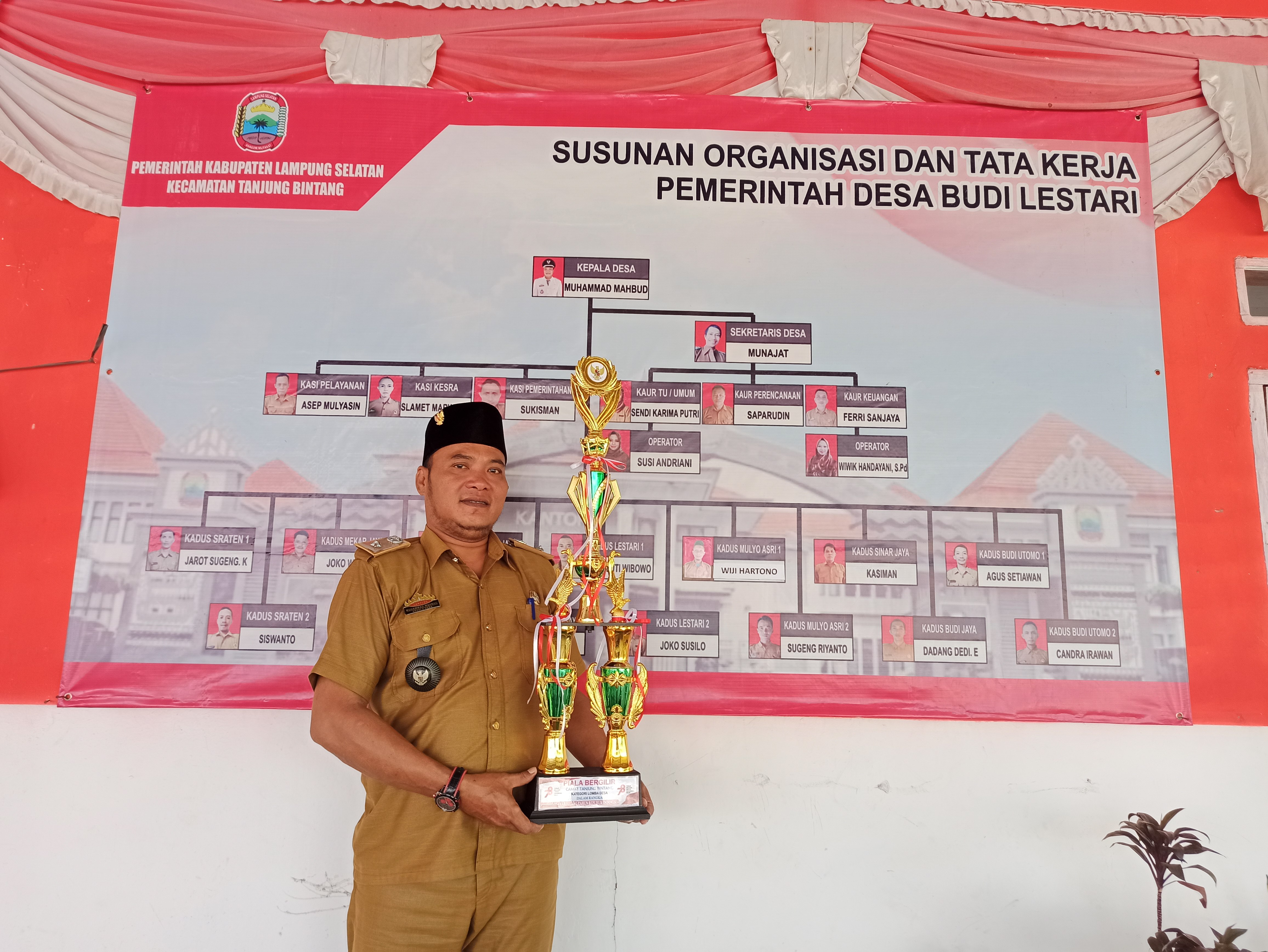 Kekompakan Warga Bawa Desa Budi Lestari Juara di Kecamatan di Lampung Selatan