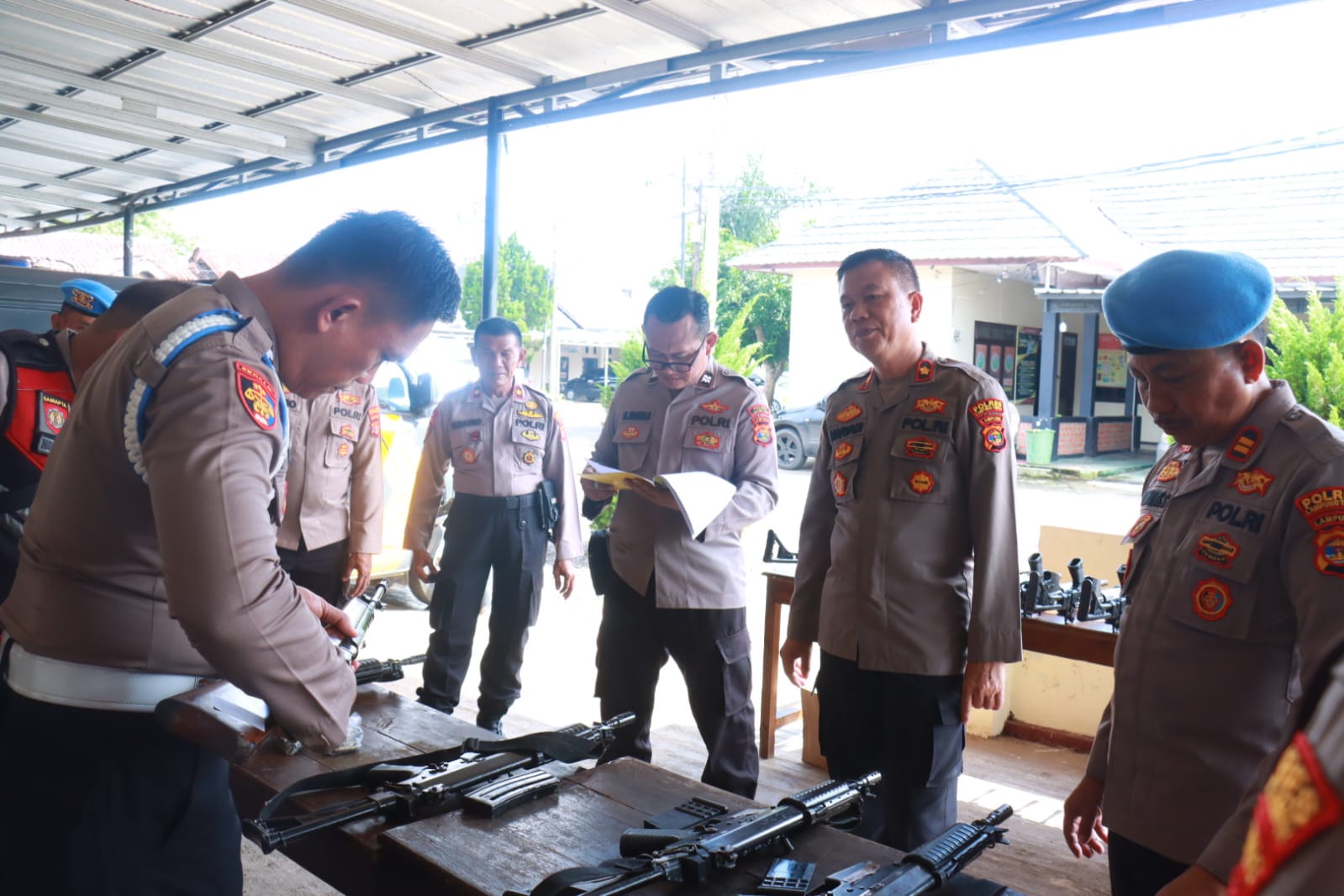 Senpi Anggota Polres Lamtim Diperiksa 