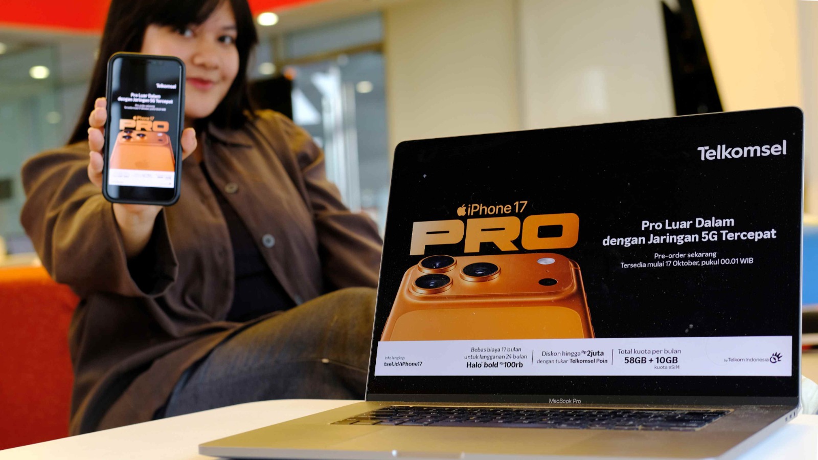 Telkomsel Hadirkan Pre-Order iPhone 17 Series Paket Bundling Halo+, Bayar 7 Bulan Dapat Langganan 24 Bulan