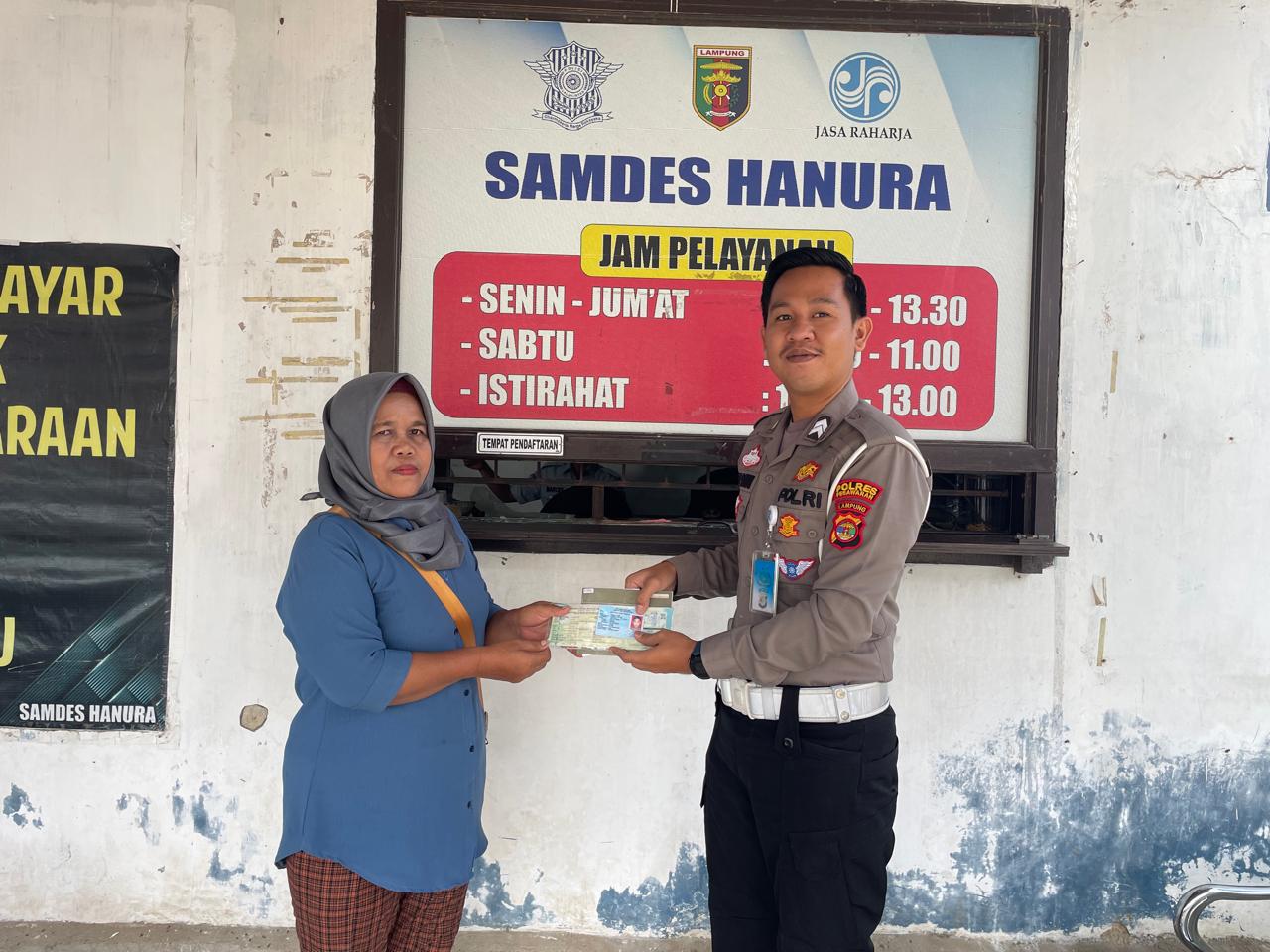 Mudah dan Dekat dengan Rumah, Sat Lantas Polres Pesawaran Buka Layanan Pajak Melalui Samsat Desa