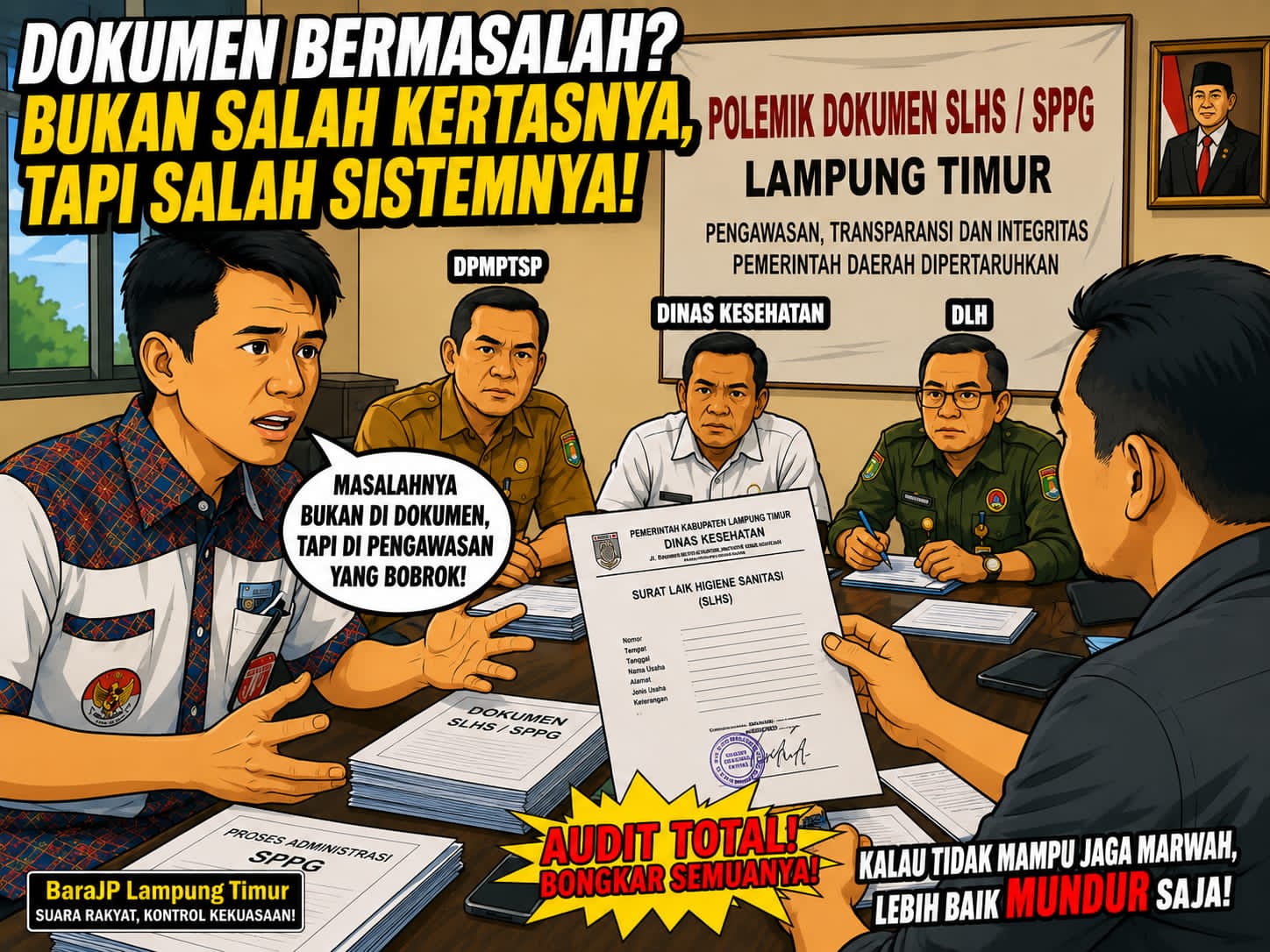 BaraJP Desak Audit Total Dugaan Dokumen Bermasalah di Lampung Timur