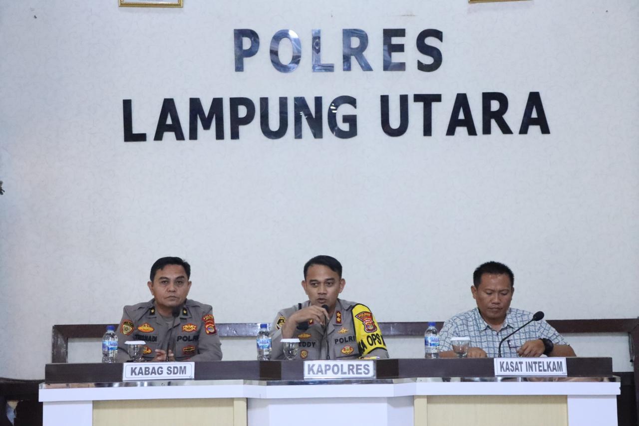 Kapolres Lampung Utara Buka Pelatihan Deteksi Dini Kerawanan Pilkada 2024