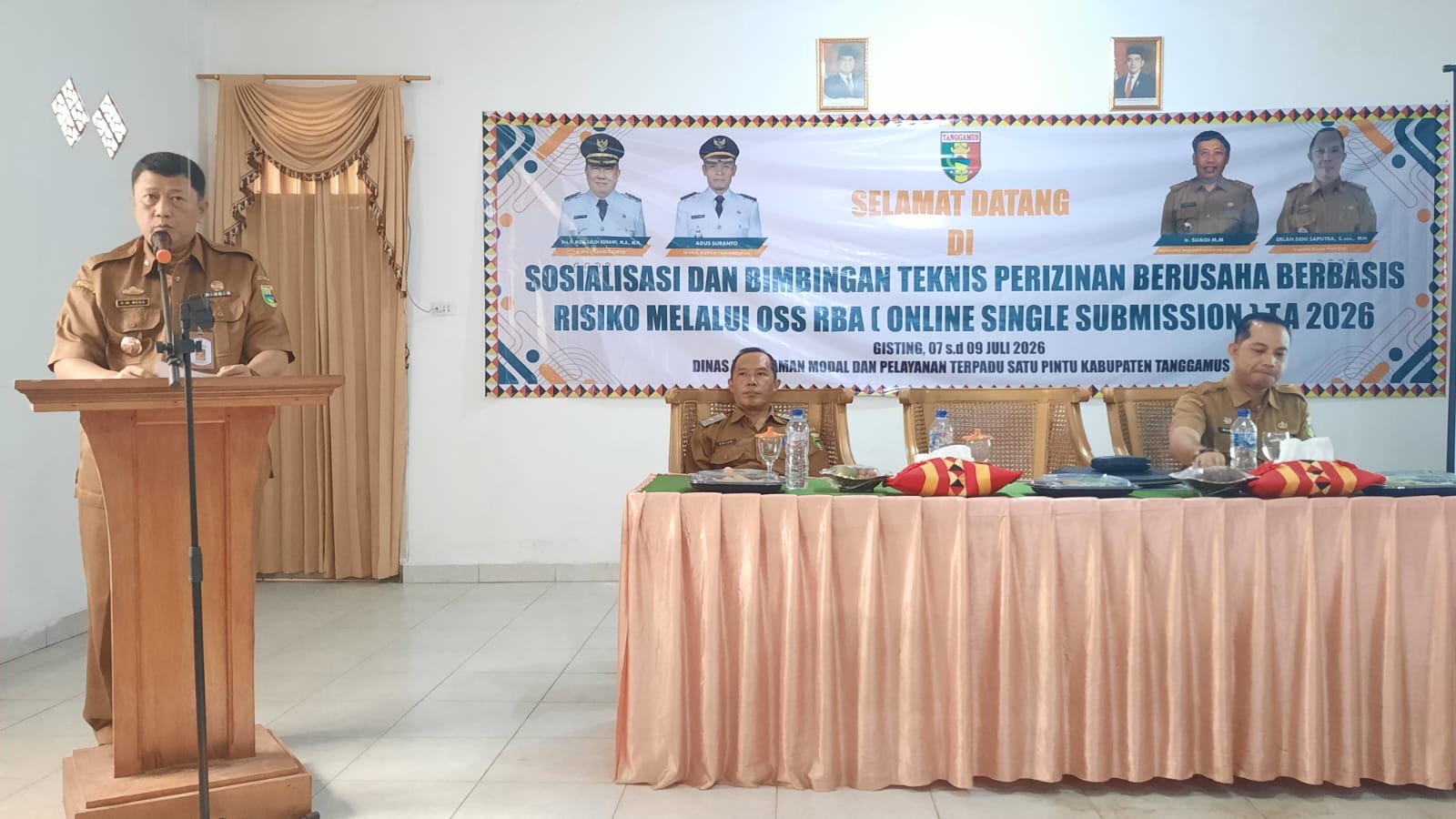Pemkab Tanggamus Dorong Perizinan Berusaha Lebih Cepat Melalui OSS-RBA