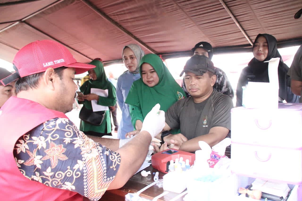 Kodim 0429/Lamtim Gelar Baktikes dan CFD Dalam Rangka HUT 81 TNI
