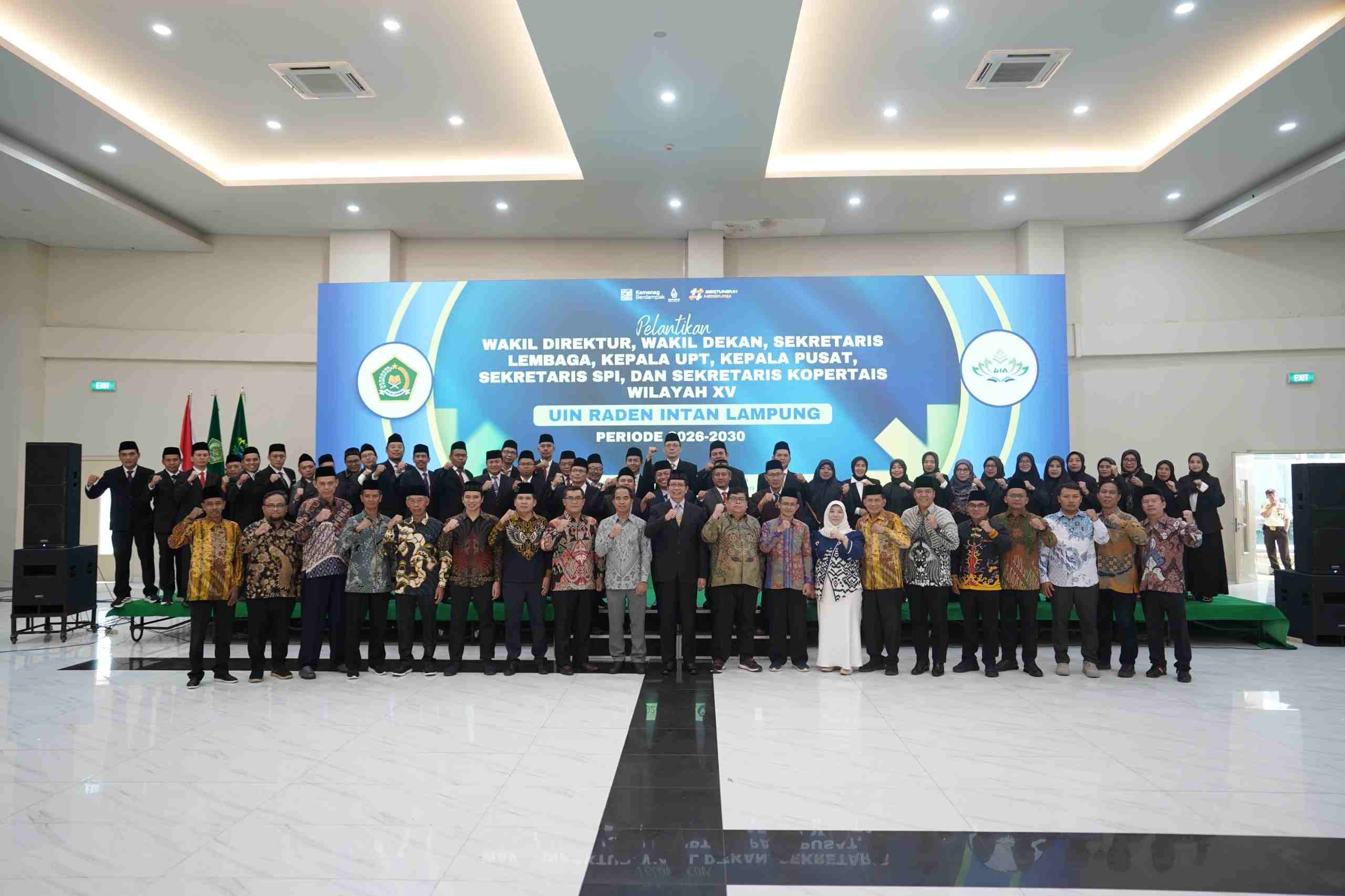 Lantik Sejumlah Pejabat Periode 2026–2030, Rektor UIN RIL Ingatkan Core Bisnis Perguruan Tinggi