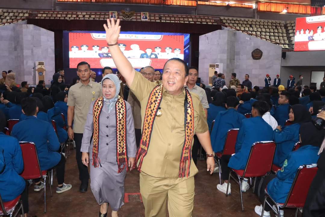 Gubernur Arinal Lepas Mahasiswa Kuliah Kerja Nyata Unila ke Wilayah di Provinsi Lampung