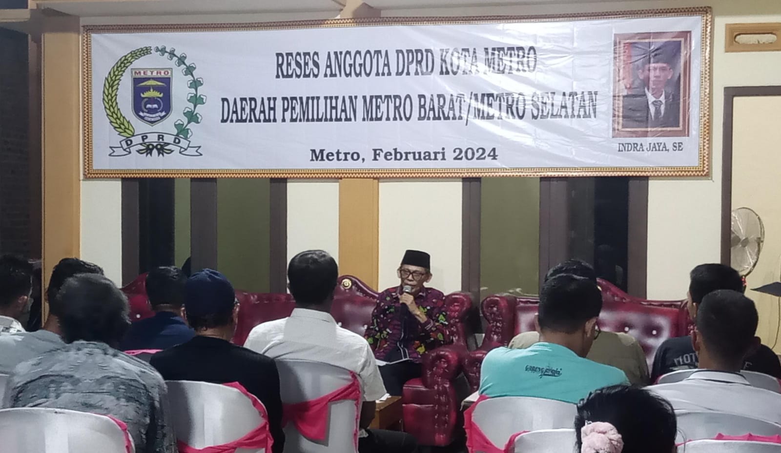 Reses Wakil Ketua Komisi I DPRD Kota Metro, Jawab Aspirasi Masyarakat