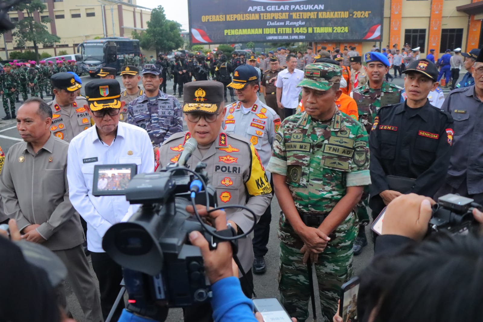 Sinergitas TNI-POLRI Kawal Program Pemerintah