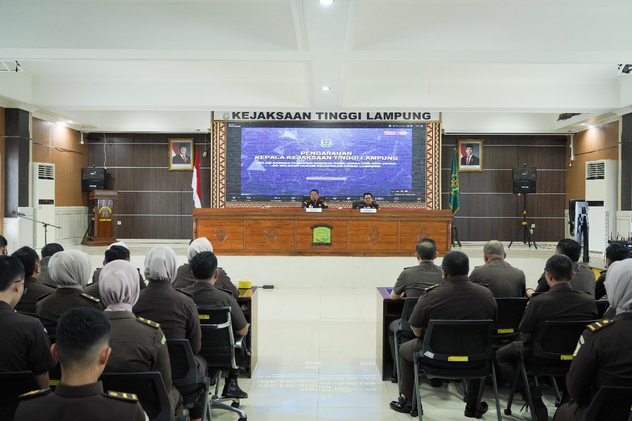 Kajati Lampung Berikan Arahan ke Calon Jaksa dan Tenaga Fungsional, Ini Pesan Yang Disampaikan 