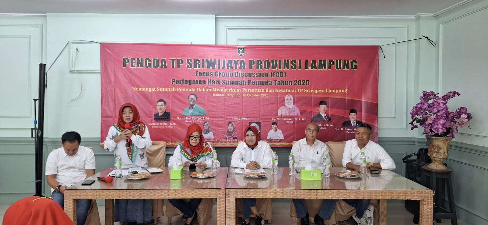 Peringati Hari Sumpah Pemuda, TP Sriwijaya Lampung Gelar FGD