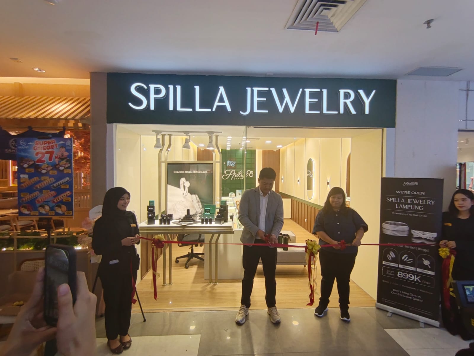 Grand Opening di Lampung City Mall, Brand Perhiasan terkemuka Spilla Jewelry Tawarkan Berbagai Keuunggulan