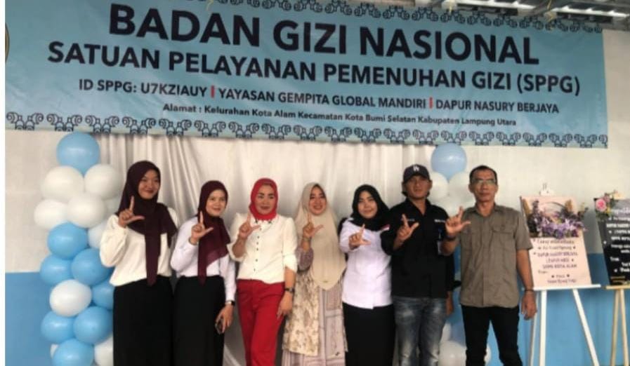 Siswa Menyambut Gembira dan Bersyukur Ada Program MBG di Lampura