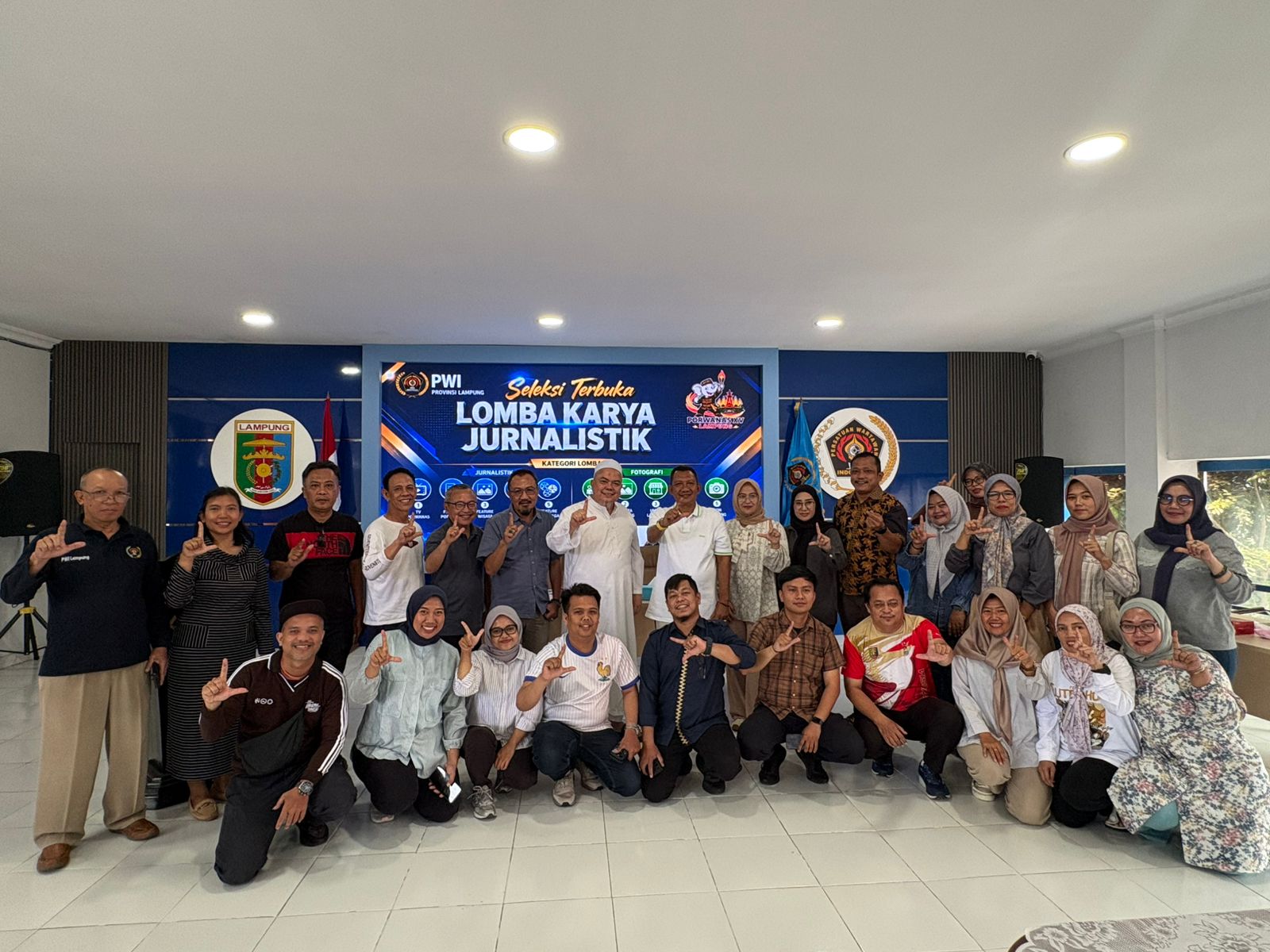 Tuan Rumah Porwanas XV, PWI Lampung Bidik 7 Emas dari Lomba Karya Jurnalistik