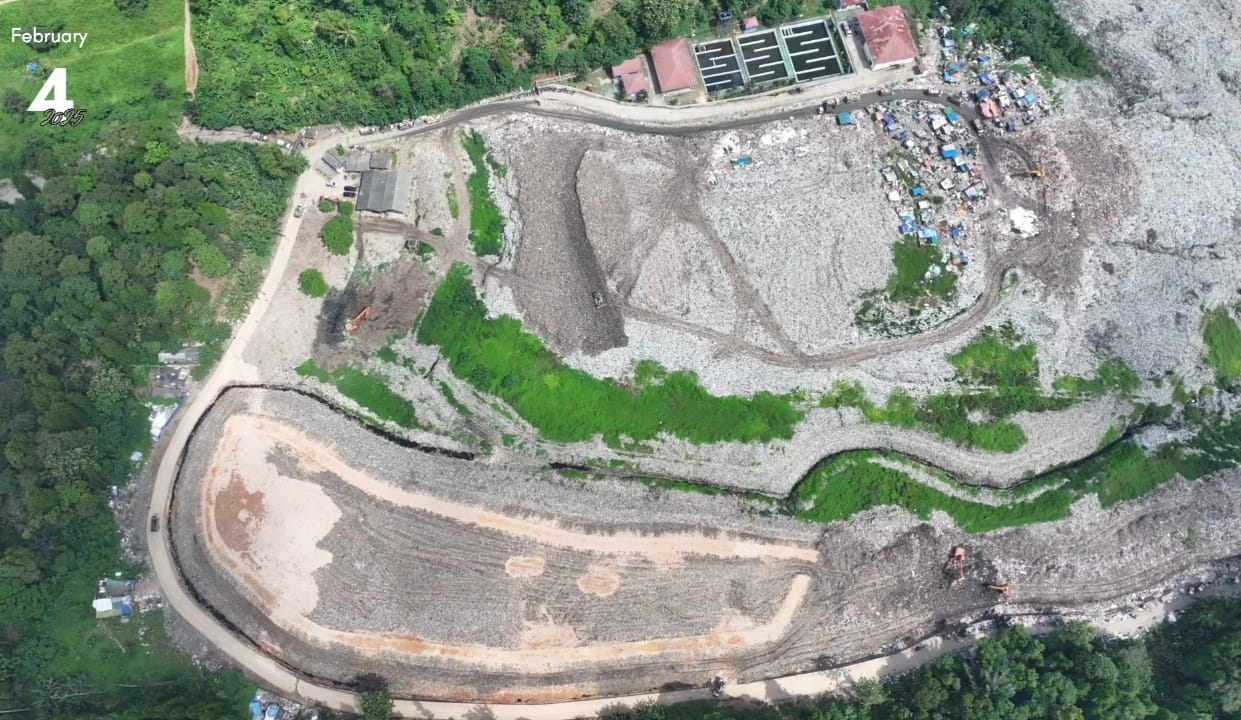 Ini Wajah Baru TPA Bakung Usai Gunakan Metode Controlled Landfill