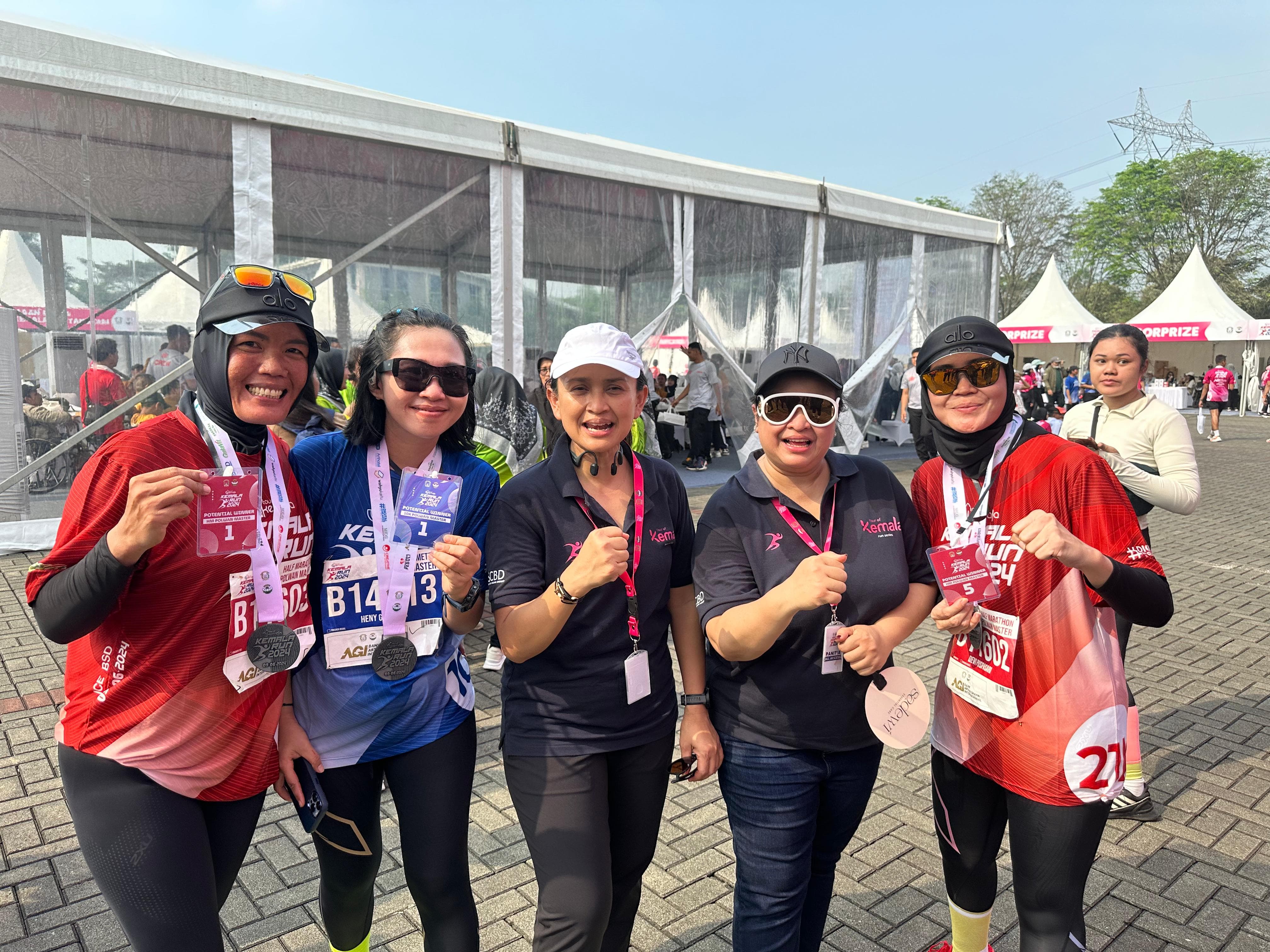 Iptu Lisma: Perempuan Tangguh Polres Metro Lampung Peraih Juara 1 Half Marathon Kemala Run 2024 