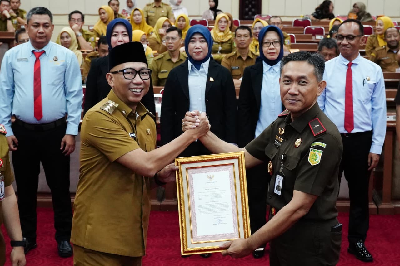 Selamatkan Aset Daerah Senilai Rp1,57 Miliar, Gubernur Lampung Apresiasi Kejati