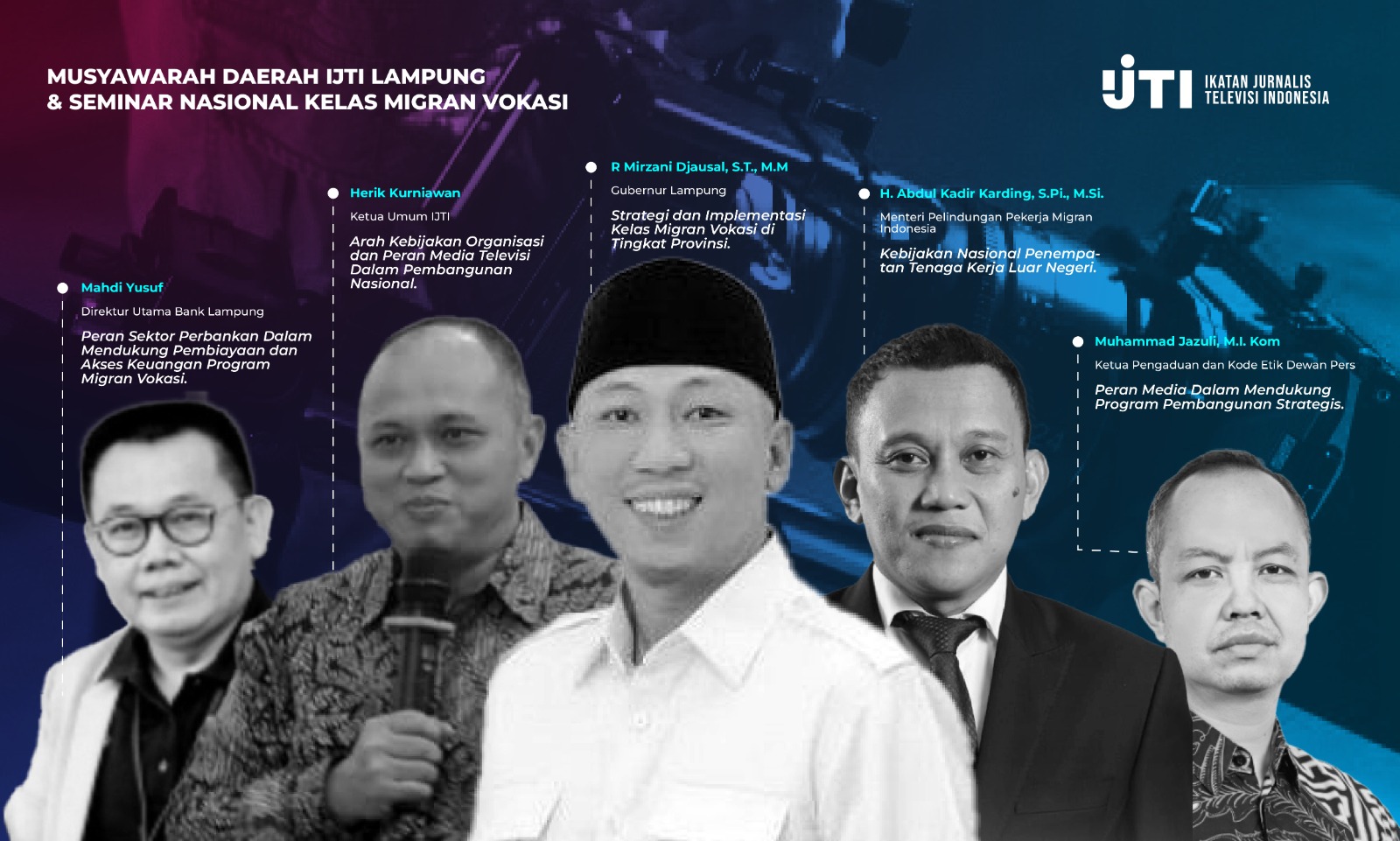 Musda IJTI Lampung Hadirkan Seminar Migran Vokasi, Dorong Tenaga Kerja Berdaya Saing Dunia