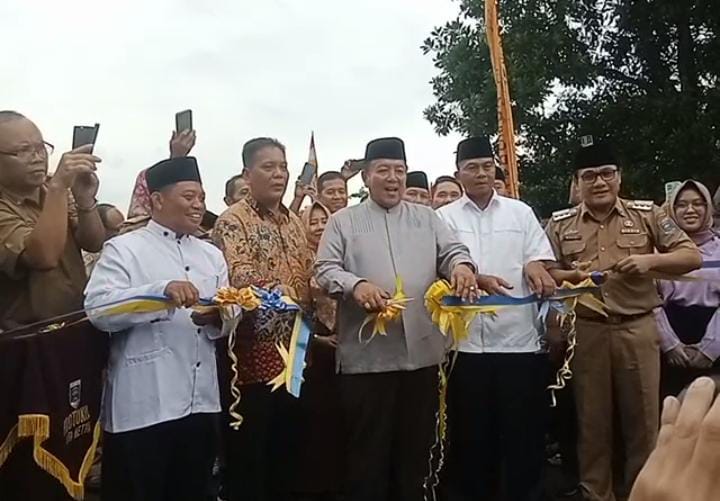 Pemkot Metro Dampingi Pemprov Lampung, Resmikan Akses Penghubung Jembatan Way STKIP PGRI