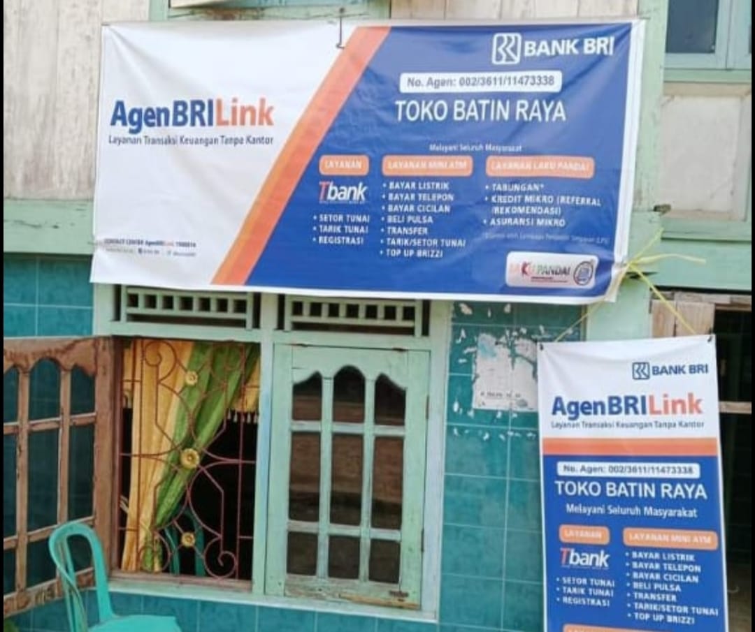 Bantu Pencairan dan PKH, Brilink Bating Raya Talang Pangeran Layani Pencairan Jemput Bola   