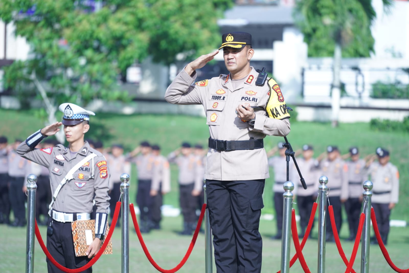 Kapolres Lampung Utara Pimpin Upacara Hari Kesadaran Nasional